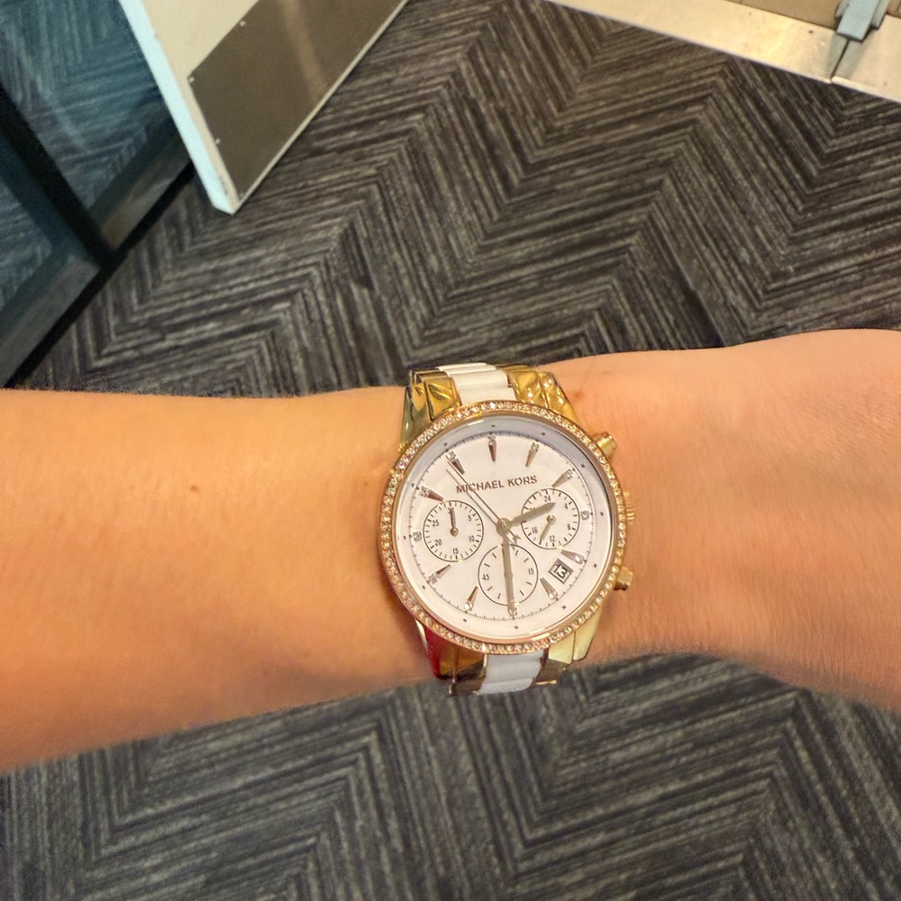 Michael Kors Gold and Silver Women's Watch